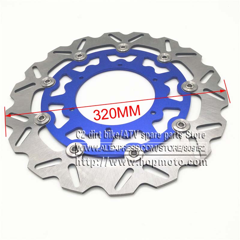 320MM boy ön yüzer FREN DİSKİ  - Floating Brake Disc 320Mm Supermoto incelemesi ve fiyatı